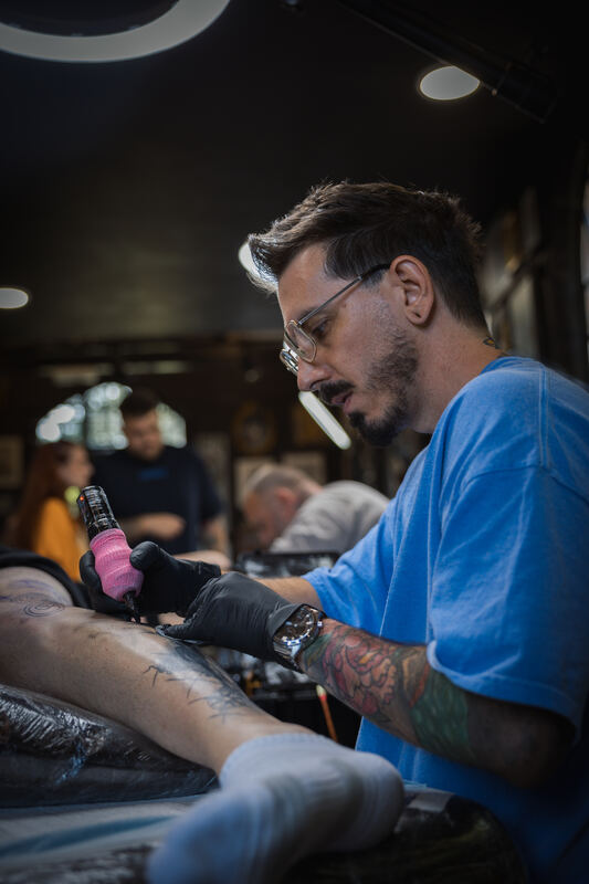 Gui Virginello — tattoo artist at The Church Tattoo Studio