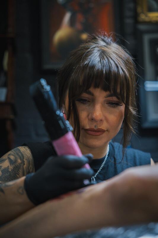 Kirsten Pettitt — tattoo artist at The Church Tattoo Studio