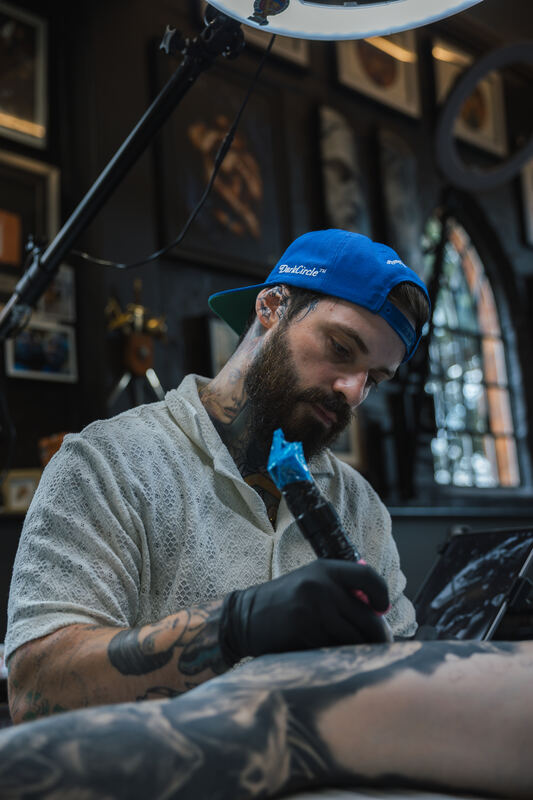 Nick Imms — tattoo artist at The Church Tattoo Studio