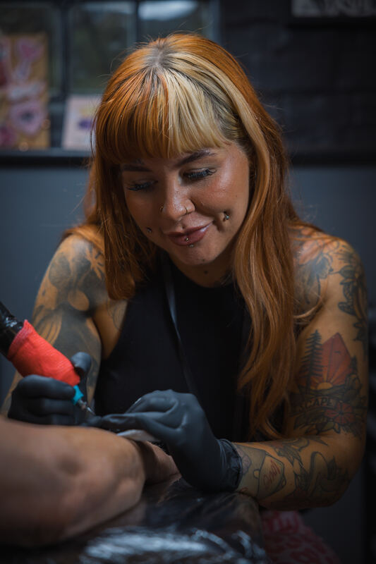 Paige Hutchinson — tattoo artist at The Church Tattoo Studio